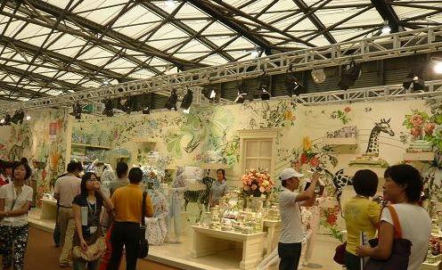 富安娜藝術家紡震撼上海家紡展