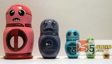 可愛(ài)逗趣“套娃”家居小玩意