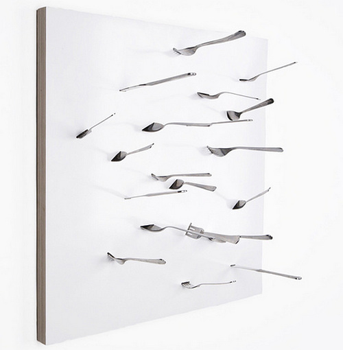 趣味十足的新穎餐具存儲器