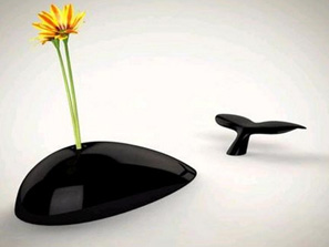 頭尾分離的創意鯨魚花瓶