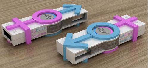 可結合的情侶優盤容量增加