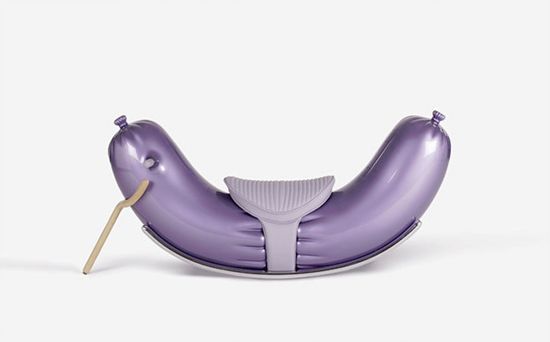 創意又獨特的搖擺熱狗搖椅