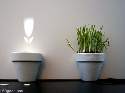 別出心裁的燈光盆栽LED燈