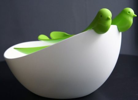 可愛小鳥沙拉碗