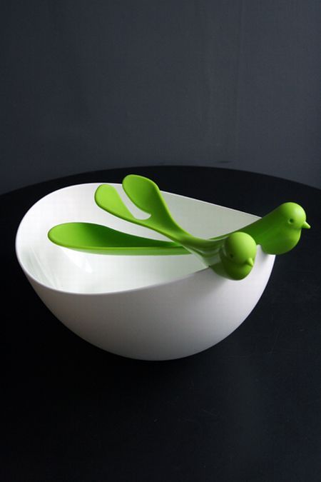 可愛(ài)小鳥(niǎo)沙拉碗