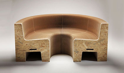 實驗性家具 可伸縮的情人椅