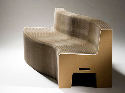 實驗性家具可伸縮的情人椅