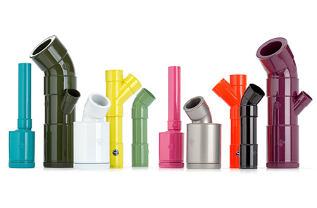 下水道管變身美麗花瓶