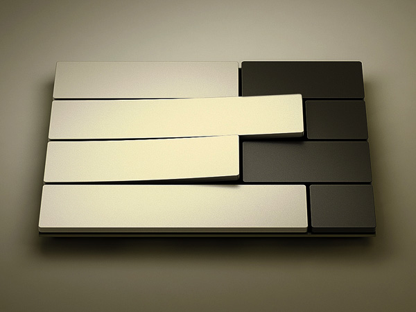 鋼琴琴鍵LED創意開關