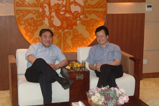 紡織協會副會長王天凱蒞臨堂皇集團指導