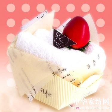 蛋糕一樣“好吃”的可愛毛巾