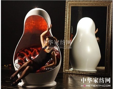 絕妙創意 套娃休閑椅(組圖)