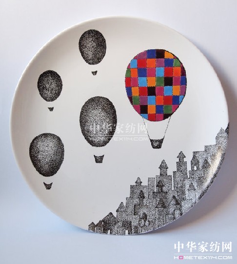 超有愛的手繪瓷盤(組圖)