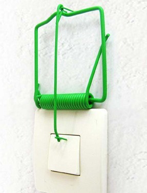 有趣的老鼠夾開關:環保創意