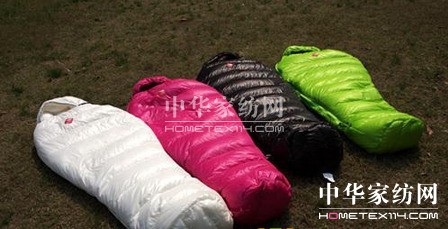 艷麗色彩睡袋迎合色彩亮麗春季