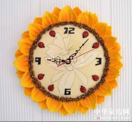 甜蜜飾品上墻時尚可愛的婚慶掛鐘