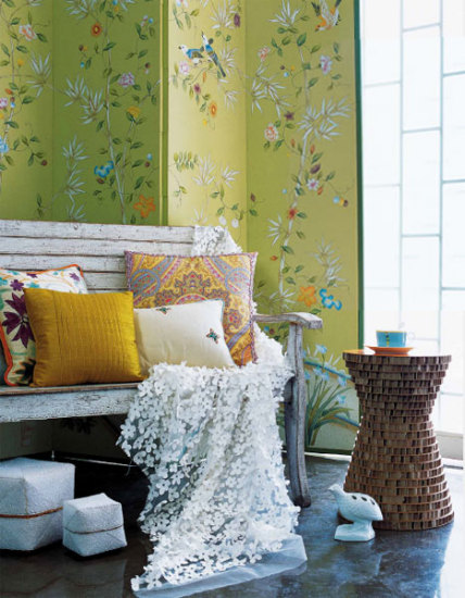 復(fù)古舊家具讓房間變得鳥語花香