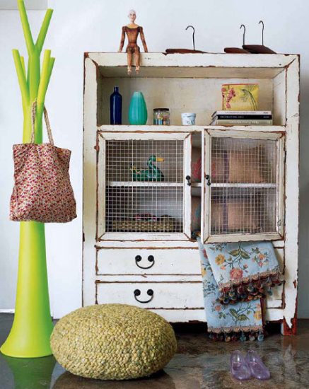 復(fù)古舊家具讓房間變得鳥語花香