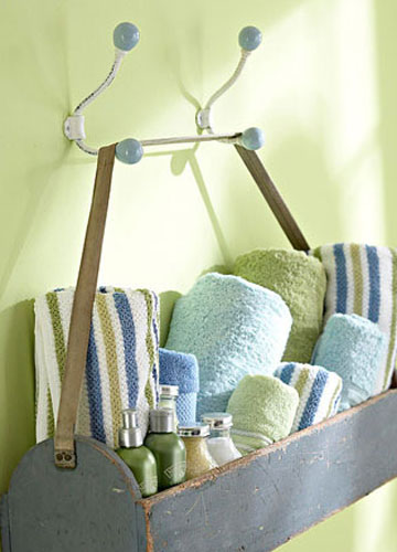 簡約浴室間的實用收納小物