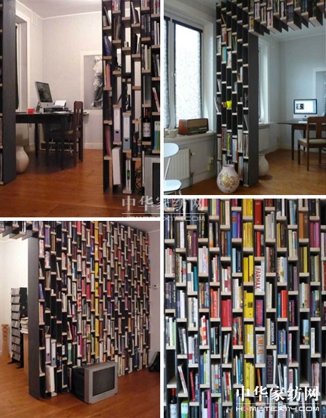 不缺創(chuàng)意6款很酷的書房裝飾和書架設計