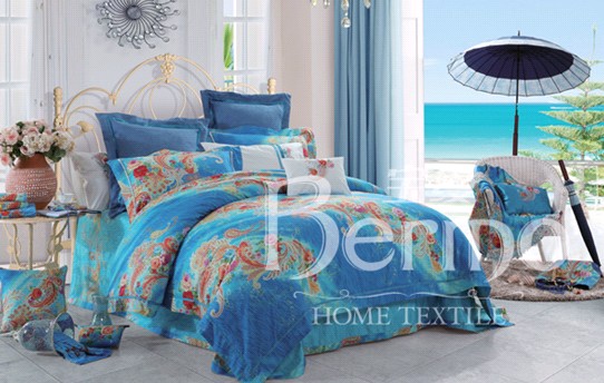 與“水”結緣寶縵家紡用色彩給家“降溫”