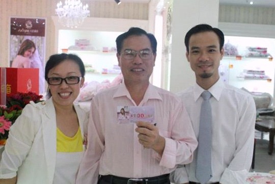 凡語家紡開業(yè)抽獎,一等獎得主出爐