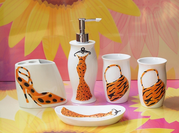 家居用品15款精美樹脂衛浴套件