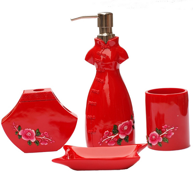 家居用品15款精美樹脂衛浴套件