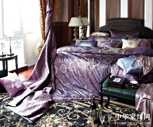 紫羅蘭秋冬床品:任思念無限蔓延