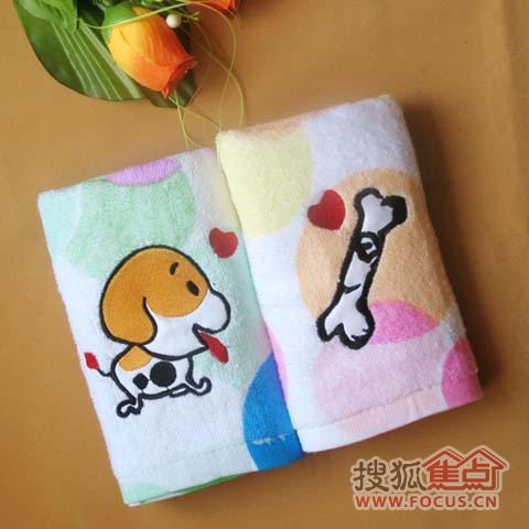 創(chuàng)意無(wú)限可愛(ài)情侶毛巾表達(dá)心意