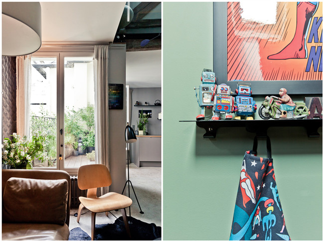 新奇創意巴黎建筑師的夢想閣樓