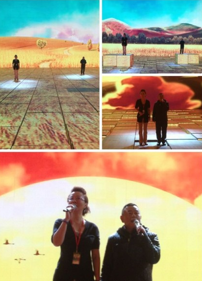 蔡明潘長江元宵晚會(huì)彩排照曝光