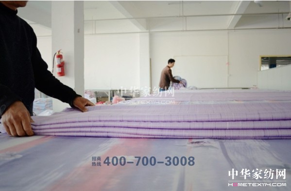 晚美家紡強勁后盾,走近生產
