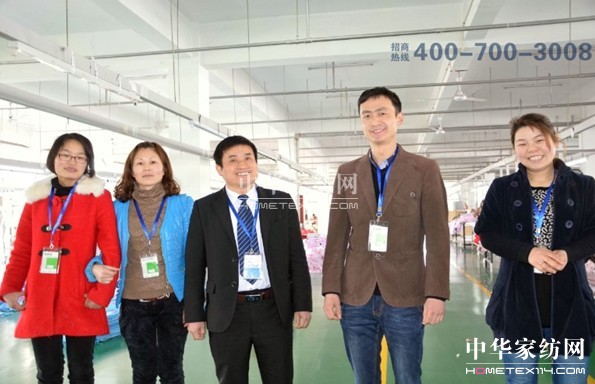 晚美家紡強勁后盾,走近生產