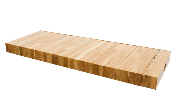 旋轉(zhuǎn)軸承創(chuàng)意書(shū)架