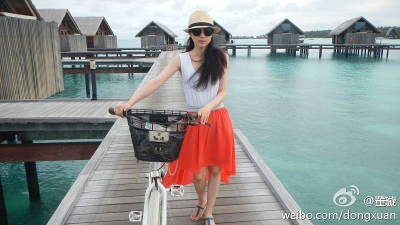 董璇赴鄭鈞劉蕓婚禮海島悠閑放松