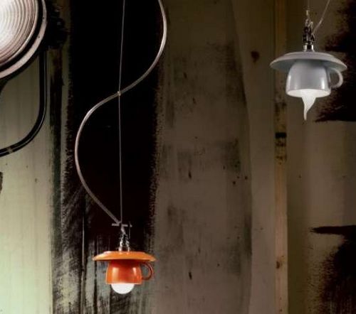 茶杯形狀的Cappuccino燈具