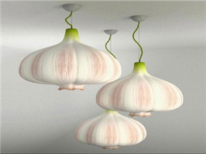 加一點創意:大蒜吊燈