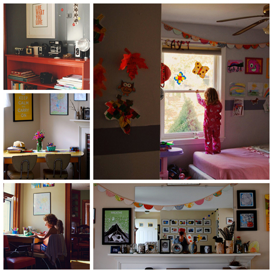 充滿甜點味道復古溫暖的家