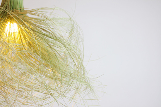 唯美燈具:竹子“旋”燈