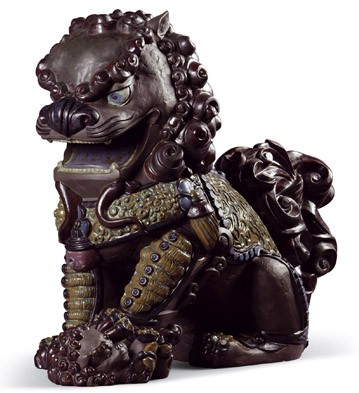 吉兆寓意的雅致瓷偶