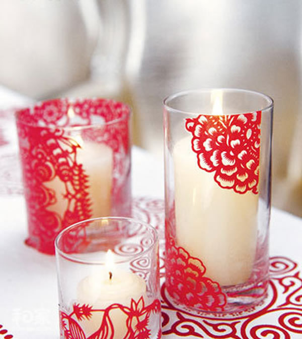 融入剪紙元素的各類家居陳設(1)