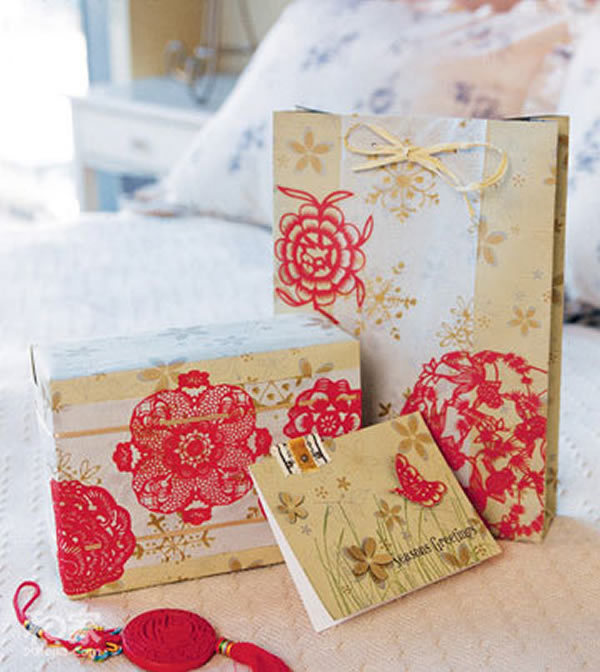 融入剪紙元素的各類家居陳設(4)