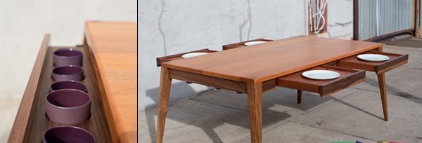 具備存儲功能的餐桌