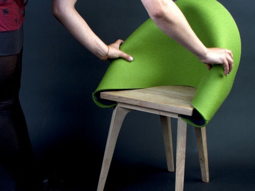 隨意轉變造型的Nuno椅