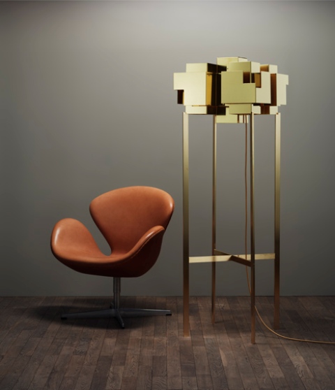 黑白金屬Skyline燈