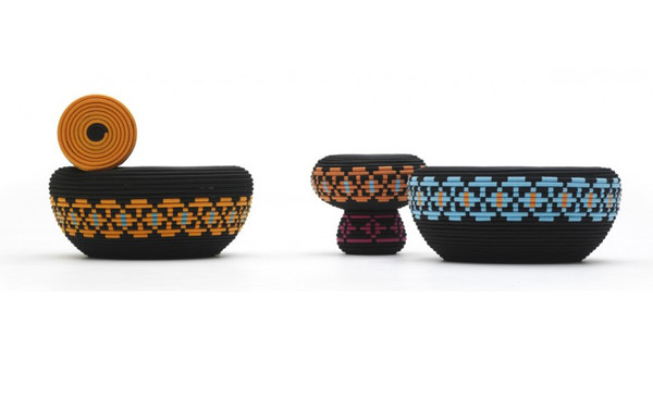 充滿民族風(fēng)風(fēng)格的編織座椅