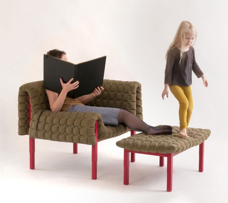 舒適感極佳的不對稱椅子