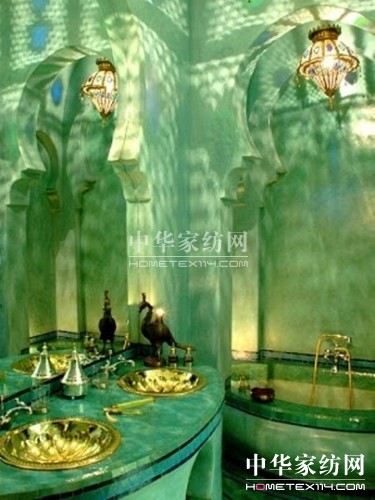【1】盡享異域風情摩洛哥風格奢華浴室