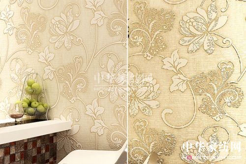 【1】墻紙的選擇在墻面上作畫